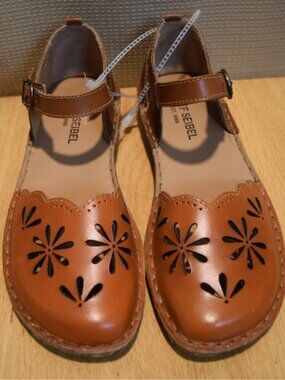 Josef Seibel Women's Sz 38 Rosalie 04 Shoes Orange Kombi New Without Box US 7.5